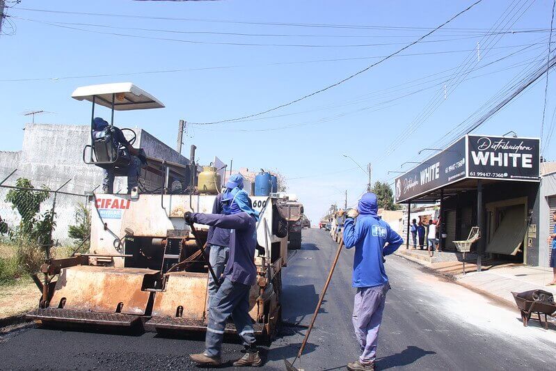 Recapeamento de ruas do bairro Jardim Gaíria - Foto: Arquivo/Ascom